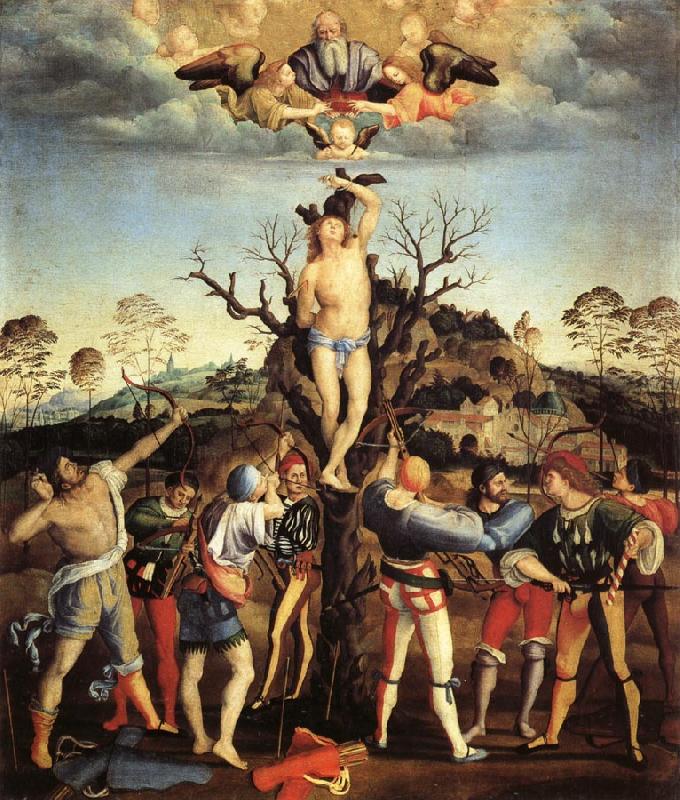 Girolamo Genga The Martyrdom of St.Sebastian Germany oil painting art